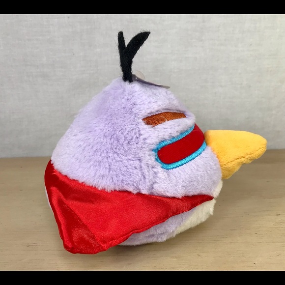 Angry Birds Space Plush Lazer Purple Bird Toy Stuffed Animal No Sound Rovio - Picture 4 of 8